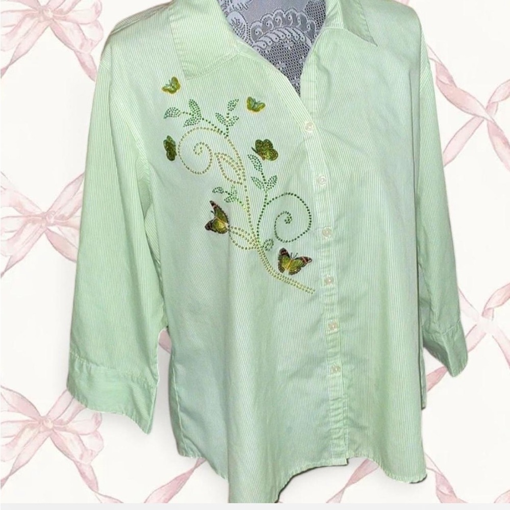 Y2K button down shirt